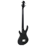 Electric Bass Guitar for Beginner with Bag Black 4/4 46" 70181