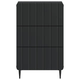 Bedside Cabinet Black 43x 41 x 68 cm Engineered Wood 894326