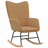 Rocking Chair Beige Sherpa Fabric 42001788