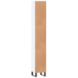 Bathroom Cabinet White 30x30x190 cm Engineered Wood 831540