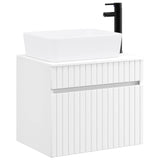 Bathroom Furniture Set White Engineered Wood 3404300