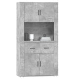 Highboard Concrete Grey Engineered Wood 3185371