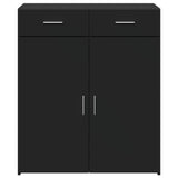 Sideboard Black 80x42.5x93 cm Engineered Wood 3281470