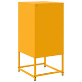 Bedside Cabinet Mustard Yellow 36x39x78 cm Steel 846584