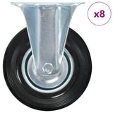 8 pcs Fixed Casters 125 mm 277966