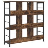 Bookshelf Smoked Oak 102 x 32 x 104.5 cm Engineered Wood 884008