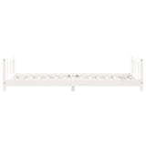 Kids Bed Frame White 90x190 cm Solid Wood Pine 834433