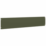 Lawn Edgings 10 pcs Olive Green 20x103 cm Cold-rolled Steel 860157