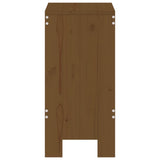 Bar Stools 2 pcs Honey Brown 40x36x75 cm Solid Wood Pine 825348