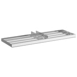 Garden Rake Replacement Head Silver Stainless Steel 42011362