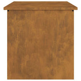 Outdoor Storage Box Rusty 55 x 50.5 x 50 cm Steel 874580