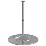 ZNTS Bar Table Base 45x90 cm Chromed Steel 4007196