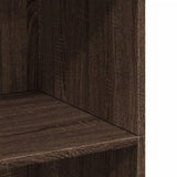 Highboard Brown Oak 70x41x124 cm Engineered Wood 846410
