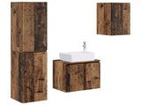 Bathroom Furniture Set 3 pcs Old Wood 33 x 34.5 x 160 cm 3406081