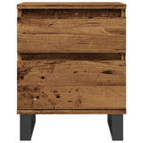 Bedside Cabinet Old Wood 40x35x50 cm Engineered Wood 857436