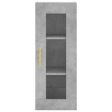 Highboard Concrete Grey 34.5x34x180 cm Engineered Wood 3199165