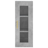 Highboard Concrete Grey 34.5x34x180 cm Engineered Wood 3199485
