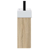 Bathroom Vanity Unit with Tap Sonoma Oak 45.5 x 22.5 x 84 cm 889427