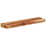 Wall Shelves 2 pcs 100x17x8 cm Solid Wood Acacia 373632