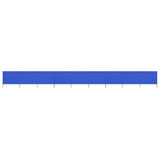 9-panel Wind Screen Fabric 1200x80 cm Azure Blue 47191
