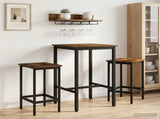 Bar Table 52 x 52 x 90 cm Engineered Wood Smoked Oak 8006123
