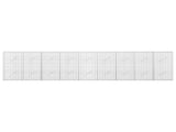 Gabion with 3.5 mm Wire and 5x5 cm Mesh 450x10x100 cm 3462051