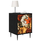 Bedside Cabinet GENNEP 2 pcs Black Oak 36 x 33 x 51 cm 8007242