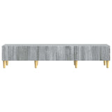TV Cabinet Grey Sonoma 147 x 34.5 x 30 cm Engineered Wood 894711