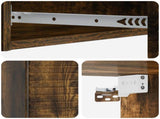 Wall-Mounted Side Table Smoked Oak 87.5 x 34.5 x 17 cm 898670