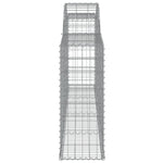 Arched Gabion Basket 300x30x80/100 cm Galvanised Iron 153504