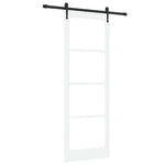 Sliding Door Manual ORKDAL White 83 x 232 cm Wood and metal 3332450