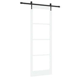 Sliding Door Manual ORKDAL White 83 x 232 cm Wood and metal 3332450