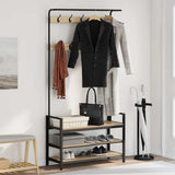 Coat Rack Sonoma Oak 95 x 34 x 184 cm Engineered wood 879960