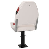 Boat Seats 2 pcs with Pedestal Height Adjustable 360&deg Rotatable 3294986