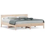 Bed Frame without Mattress 180x200 cm Super King Solid Wood Pine 3216203