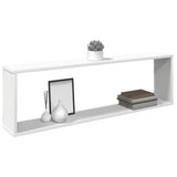 Wall Cube Shelf 2 pcs White 100x15x30 cm Engineered Wood 807079