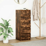 Sideboard with Drawers Smoked Oak 37.5x35x99 cm Engineered Wood 861764
