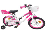 Kids Bike with Training Wheels 14 Inches for 3-5 Years Old Pink 42009593