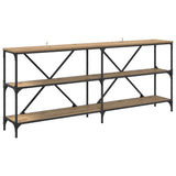 Console Table Artisan Oak 180 x 30 x 75 cm Engineered Wood 881906