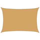 Sunshade Sail 160 g/m Rectangular Sand 4x6 m HDPE 4002046