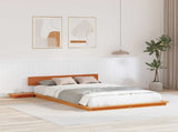 Bed Frame Brown 120 x 200 cm Wood 872403