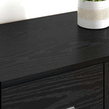 Sideboards with Drawer Corona 2 pcs Black Oak 59 x 39 x 80 cm 3402808