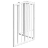 Dog Gate Foldable 3 Panels White 150 cm Poplar Wood 352212