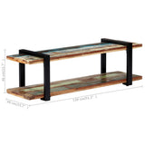 TV Cabinet 130x40x40 cm Solid Reclaimed Wood 247884