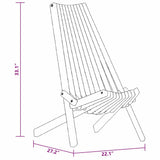 Chair 2 pcs Brown 69 x 56 x 84 cm Solid Acacia Wood 4103891