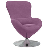 Egg Chair Purple 63 x 73 x 90 cm Velvet 42002735