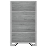 Bookcase Grey Sonoma 80x31x137,5 cm Engineered Wood 848632