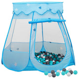 Children Play Tent with 250 Balls Blue 102x102x82 cm 3107722