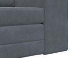 Folding Sofa Bed Dark Grey 98 x 71 x 83 cm Velvet 42030504
