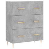 Sideboard Concrete Grey 69.5x34x90 cm Engineered Wood 827840